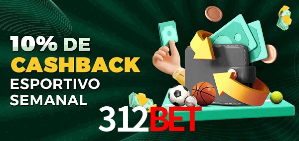 10% de bônus de cashback na 312Bet